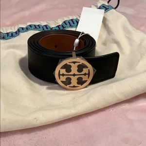 Tory Burch reversible logo belt XS